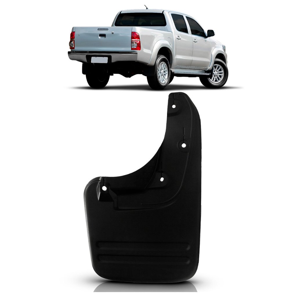 Lameiro Traseiro Hilux SRV 2005 2006 2007 2008 2009 2010 2011 Preto