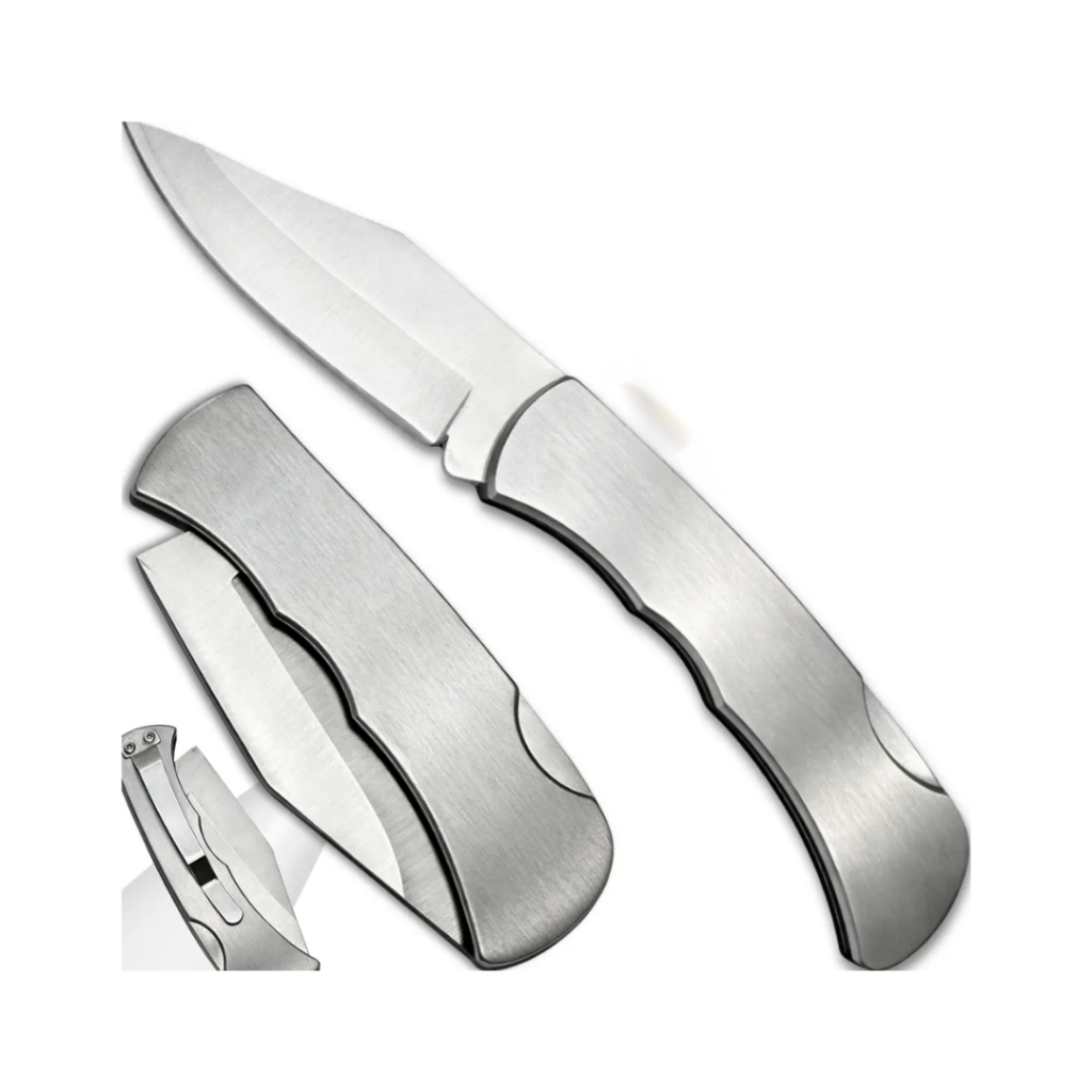 Canivete Dobravel EDC Minimalista Inox Canivete de Bolso Compacto Faca Tatica Folding Knife Camping Pesca Sobrevivencia