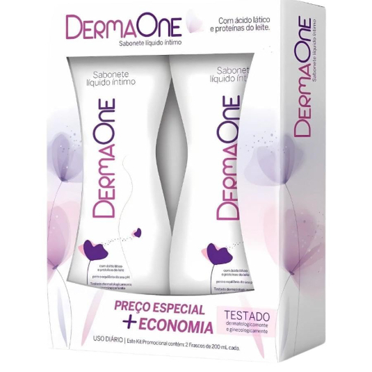 Sabonete Líquido Íntimo Dermaone Cimed Com 2 Unidade de 200Ml Cada.