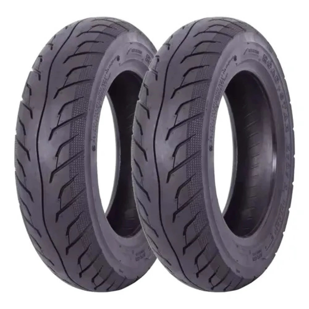 Par Pneu Scooter Kenda K707 100/90-10 90/90-10 Aro 10 Sem Câmara Original