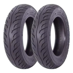 Par Pneu Scooter Aro 10 100/90-10 + 90/90-10 Kenda K707 Sem Câmara Original