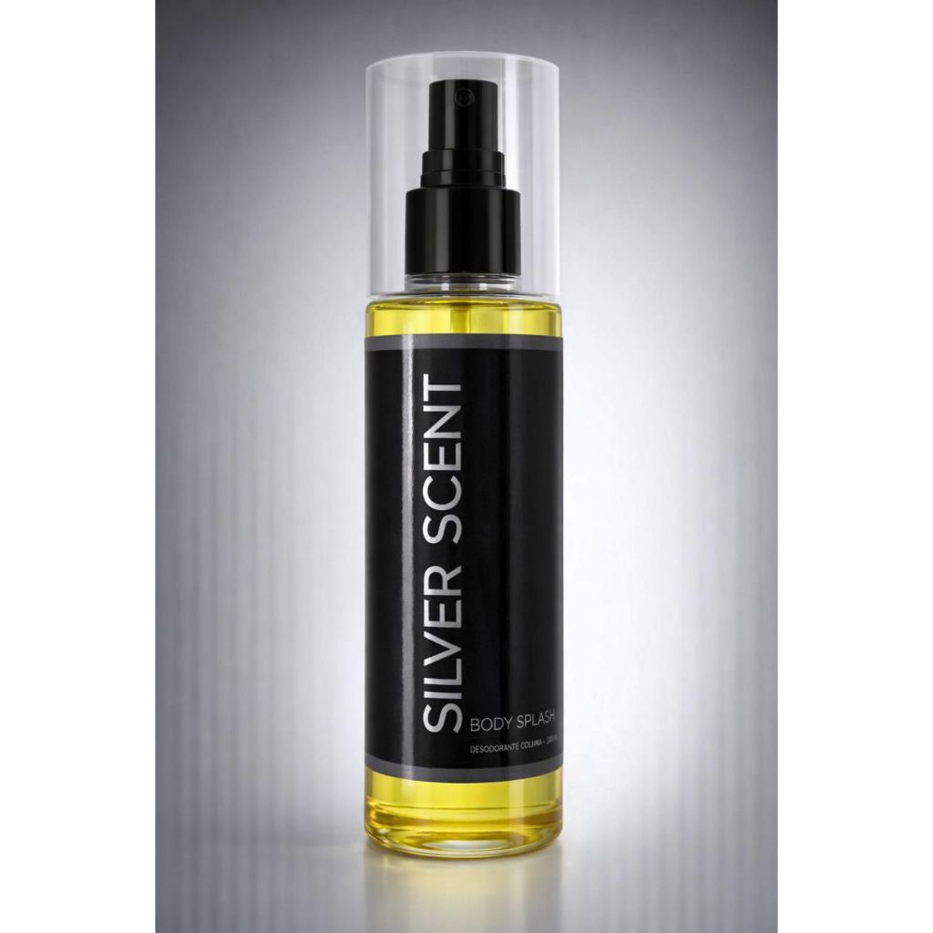 Body Splash 200 Ml Masculino - À Base de Óleo - Importado Nacional Árabe - Silver Scent Asad Club de Nuit Ferrari Malbec
