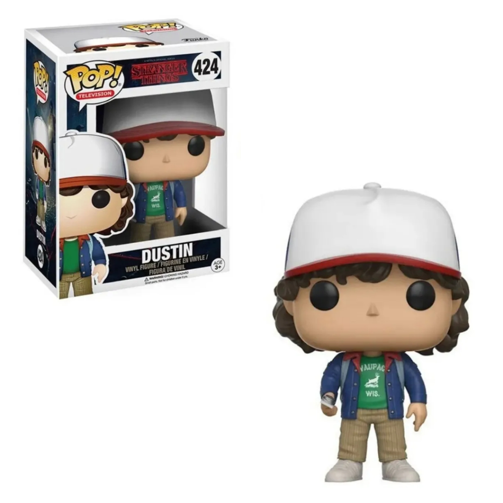 Funko Pop! Television: Stranger Things – Dustin Henderson (with Compass) #424