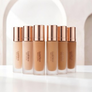 Base Líquida 40ml Cobertura Duradoura Efeito Matte e Natural-Lua&Neve