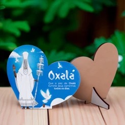 Lembrancinha Orixá Oxalá Para Eventos Religiosos - MDF Kit 50 unidades
