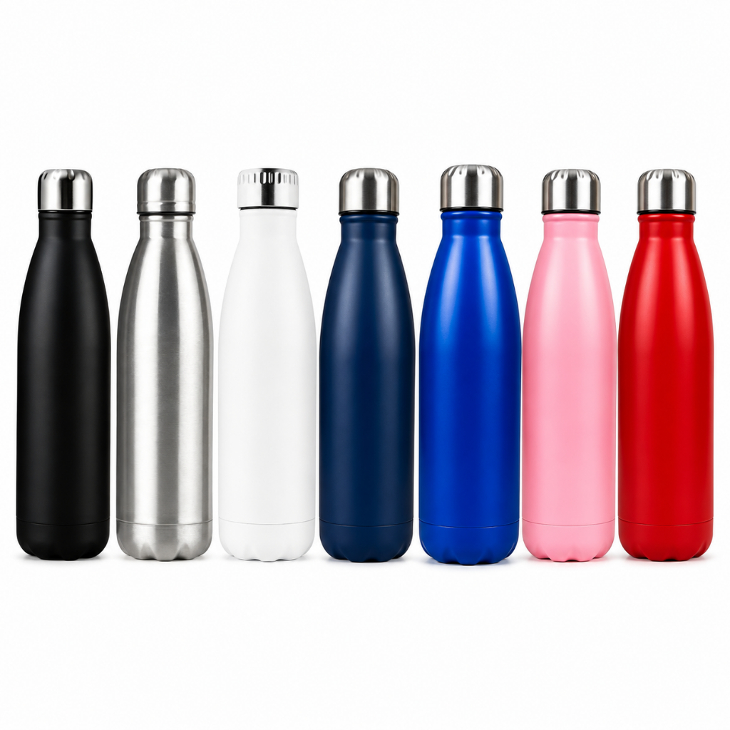 Garrafa Térmica Inox 500ml Parede Dupla Água Gelada Quente Boliche Academia Trabalho Portátil