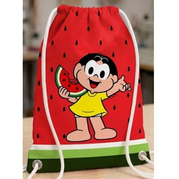 Mochilinhas Magali - Festa Infantil - Sacochila - Bolsa para Doces - Lembrancinha - Aniversário