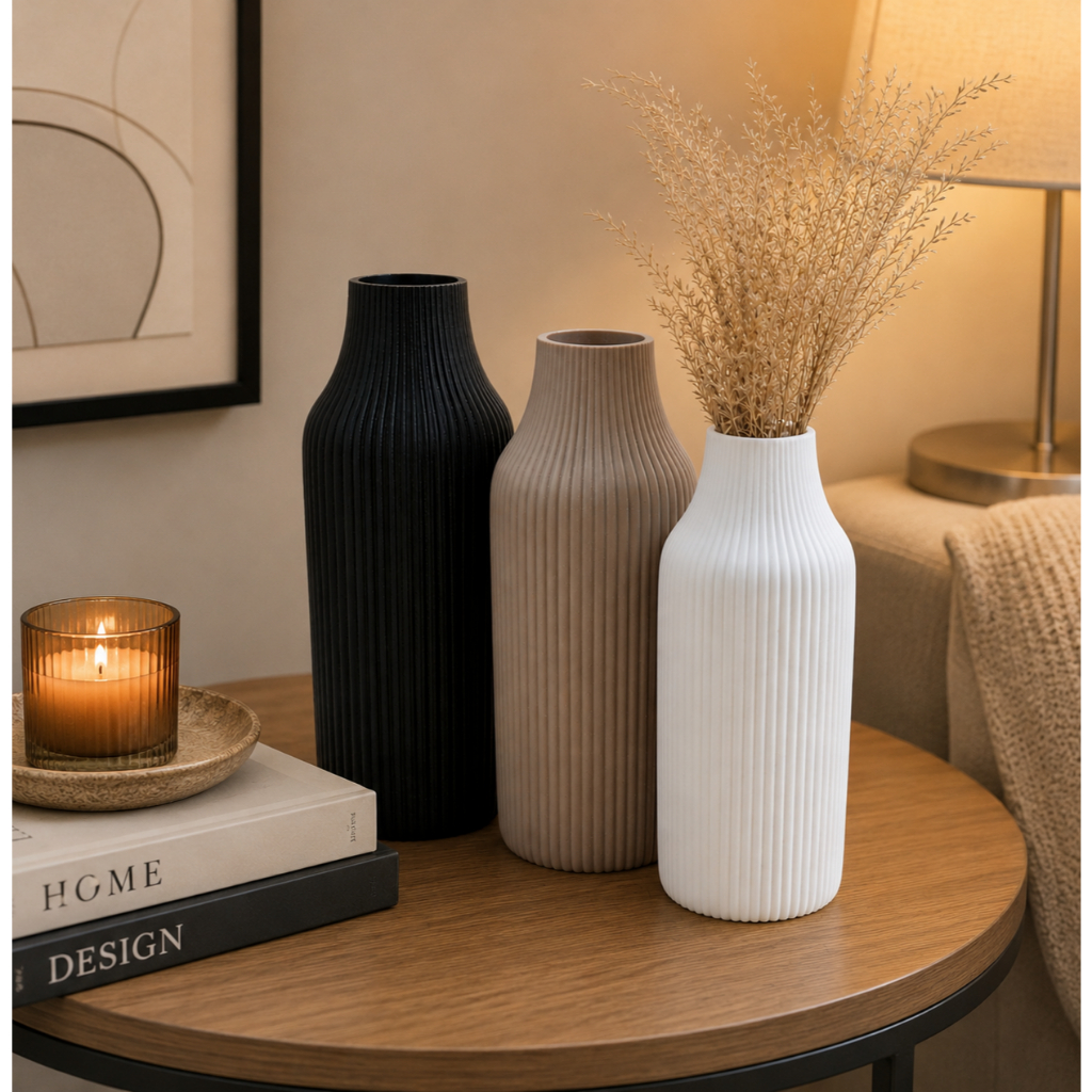 Vaso Decorativo Harmonia – Elegância e Sofisticação para Sala, Escritório e Decoração Moderna