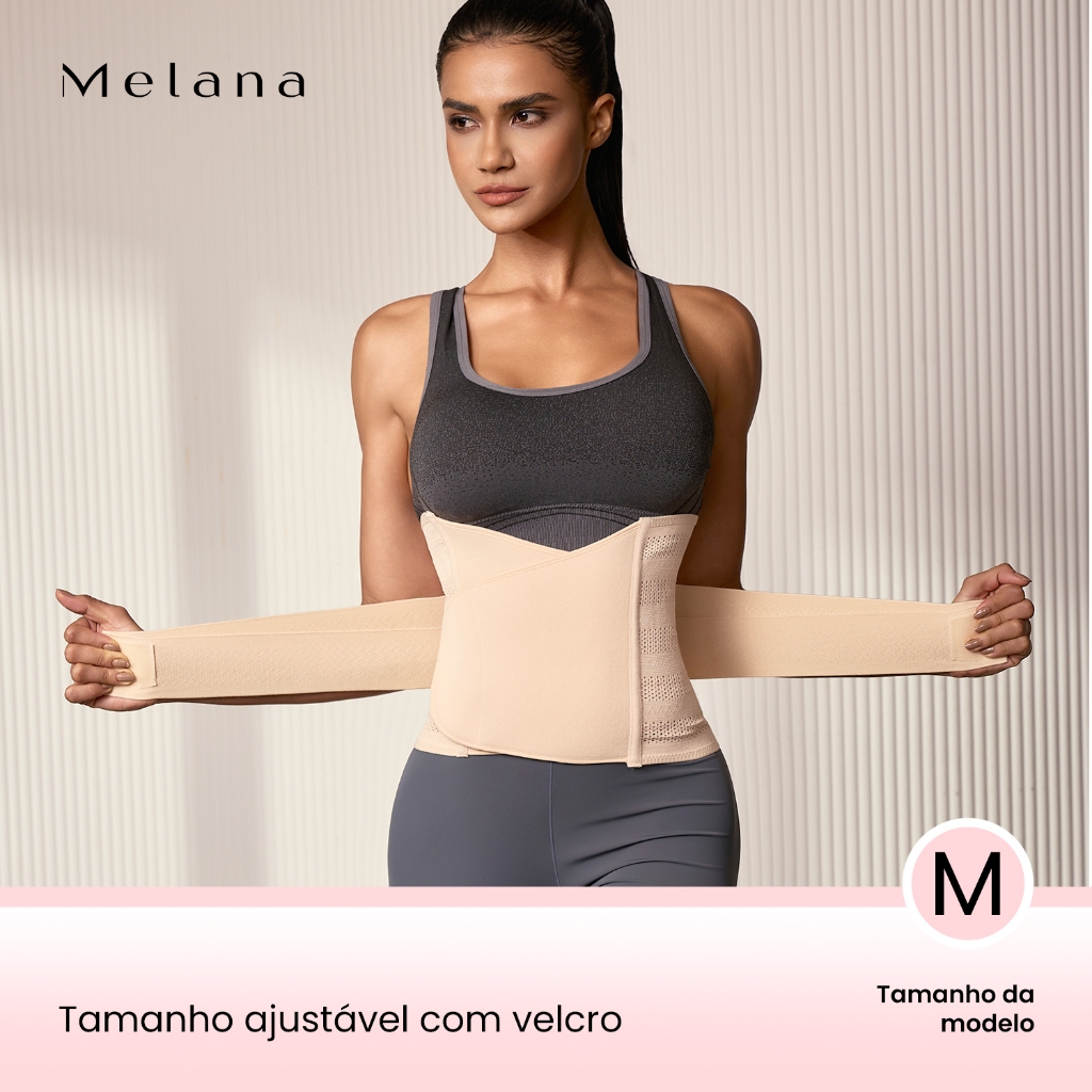 Shapewear Compressão De Cintura Controle De Barriga Abdominoplasti Alta Compressão Suporte Lombar Afinar Cintura