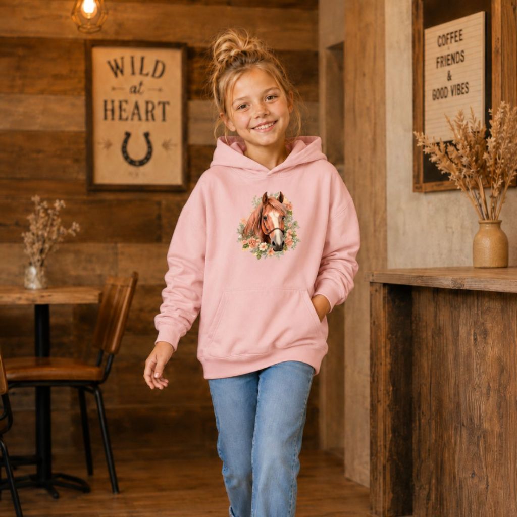 Moletom Infantil Casaco Com Capuz Boiadeira Moda Country Estampa Lançamento Moda Rodeio Blogueirinha
