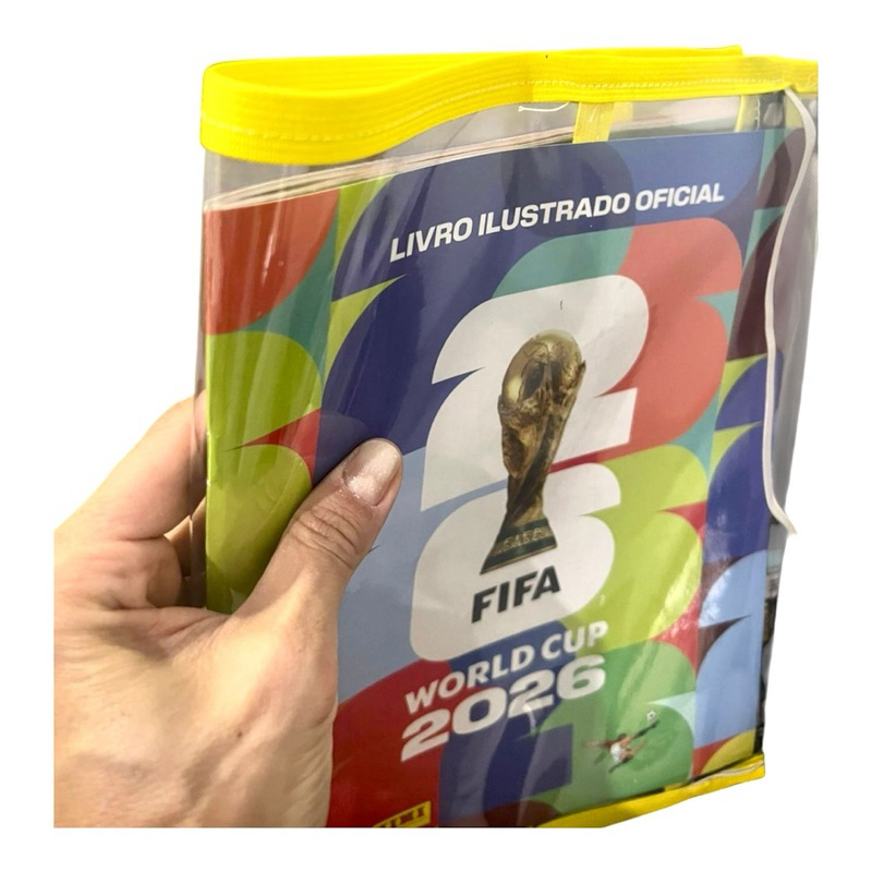 Capa PVC PREMIUM Protetora para Álbum de Figurinha Copa 2026 ( ideal para album capa mole ) 30x25cm