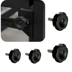 Kit 4 Manípulo Macho Rosca 3/8 Parafuso 26mm Diâmetro 45mm