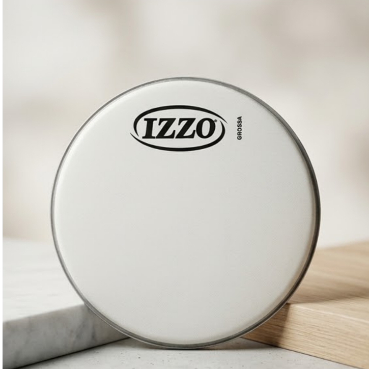 Pele Batedeira IZZO P2 Grossa Leitosa 20" Para Bumbo Surdo