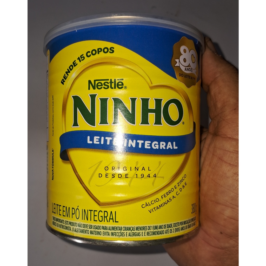 Leite em Pó Integral Ninho Nestlé Forti+ 380g