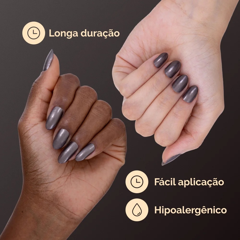 Esmalte Risqué Mistérios do Inverno Granizo 9ml — imagem 2 de 2
