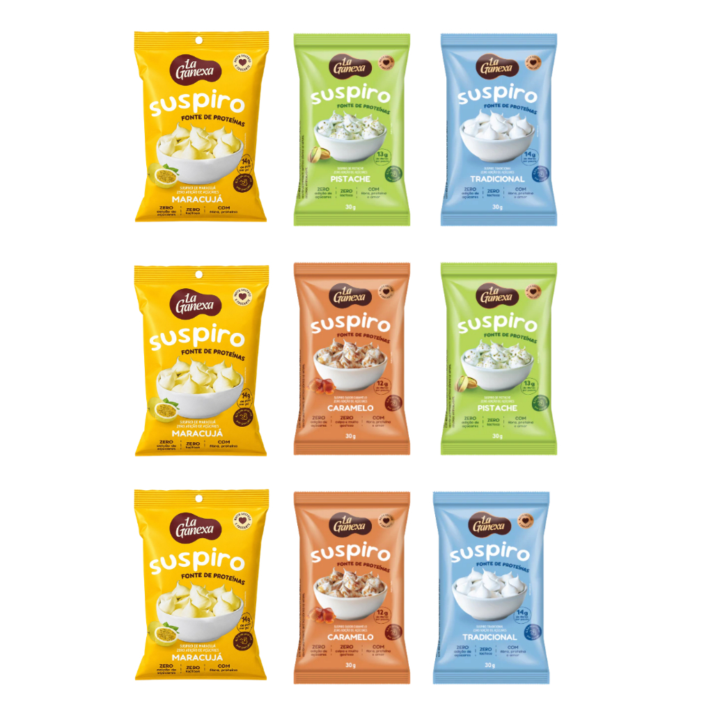 Kit 9x und Suspiro Proteico 30g - La Ganexa