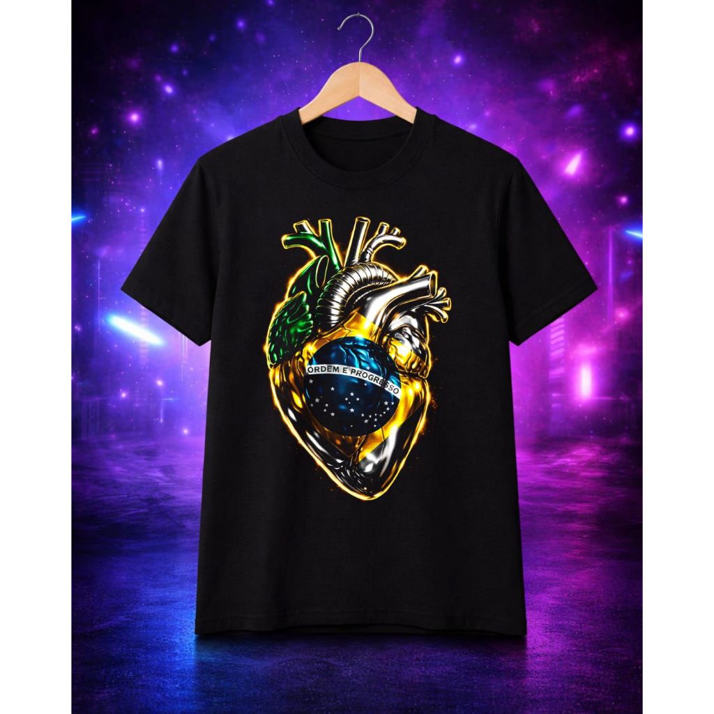 CAMISETA BLUSA CORAÇÃO BRASIL COPA TÍTULOS, NINGUÉM É PENTA, CAMISA ESTILOSA FEMININA BRAZILIAN CORE, PAÍS DO FUTEBOL