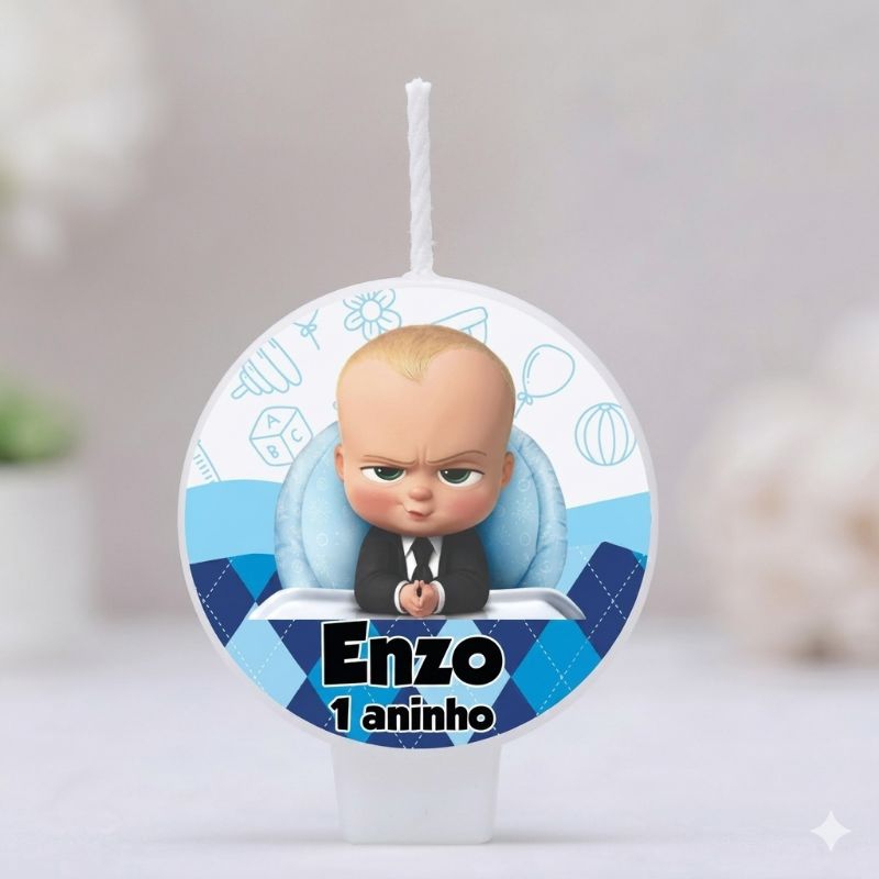 VELA ARTESANAL DE ANIVERSÁRIO, PODEROSO CHEFINHO PERSONALIZADA