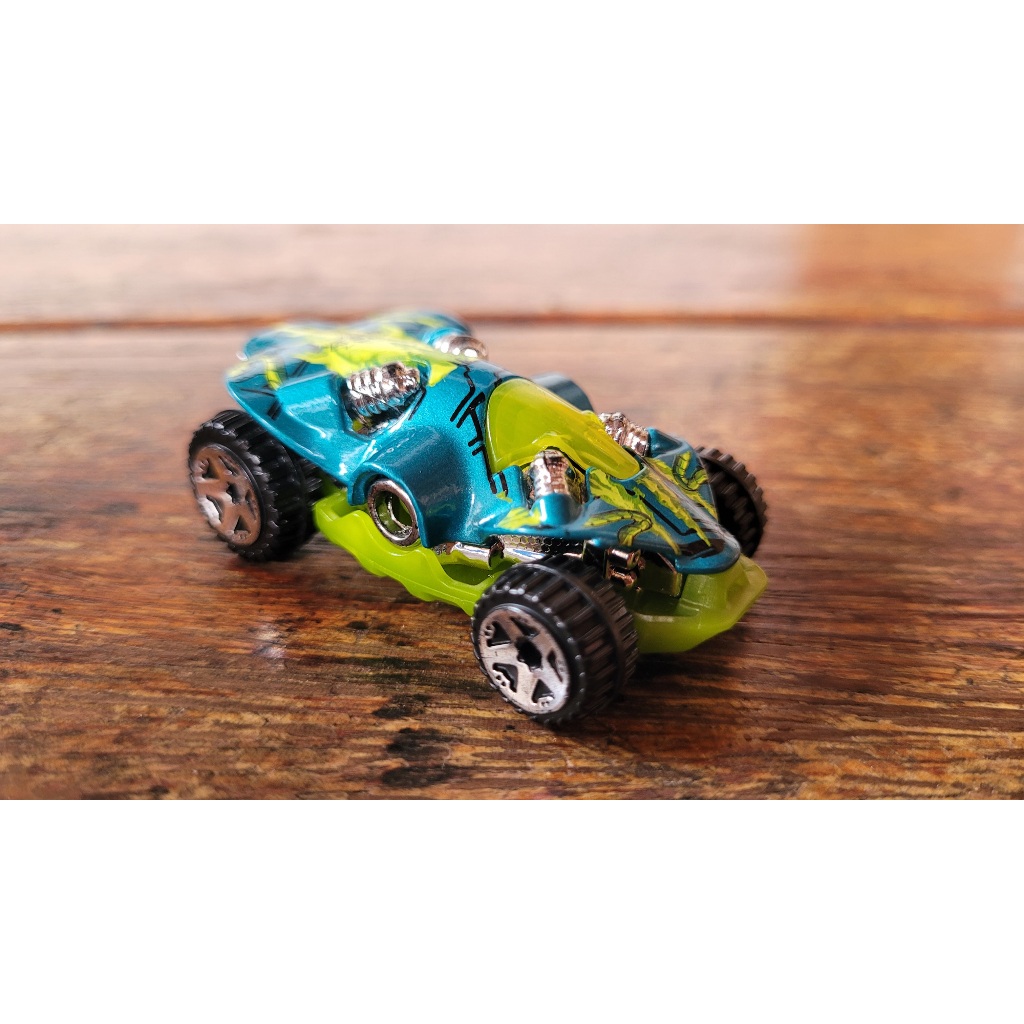 Hot Wheels - Swamp Buggy Azul e Verde - Max Steel Stealth 5-Pack 2013 (Fora da Embalagem) - 1:64
