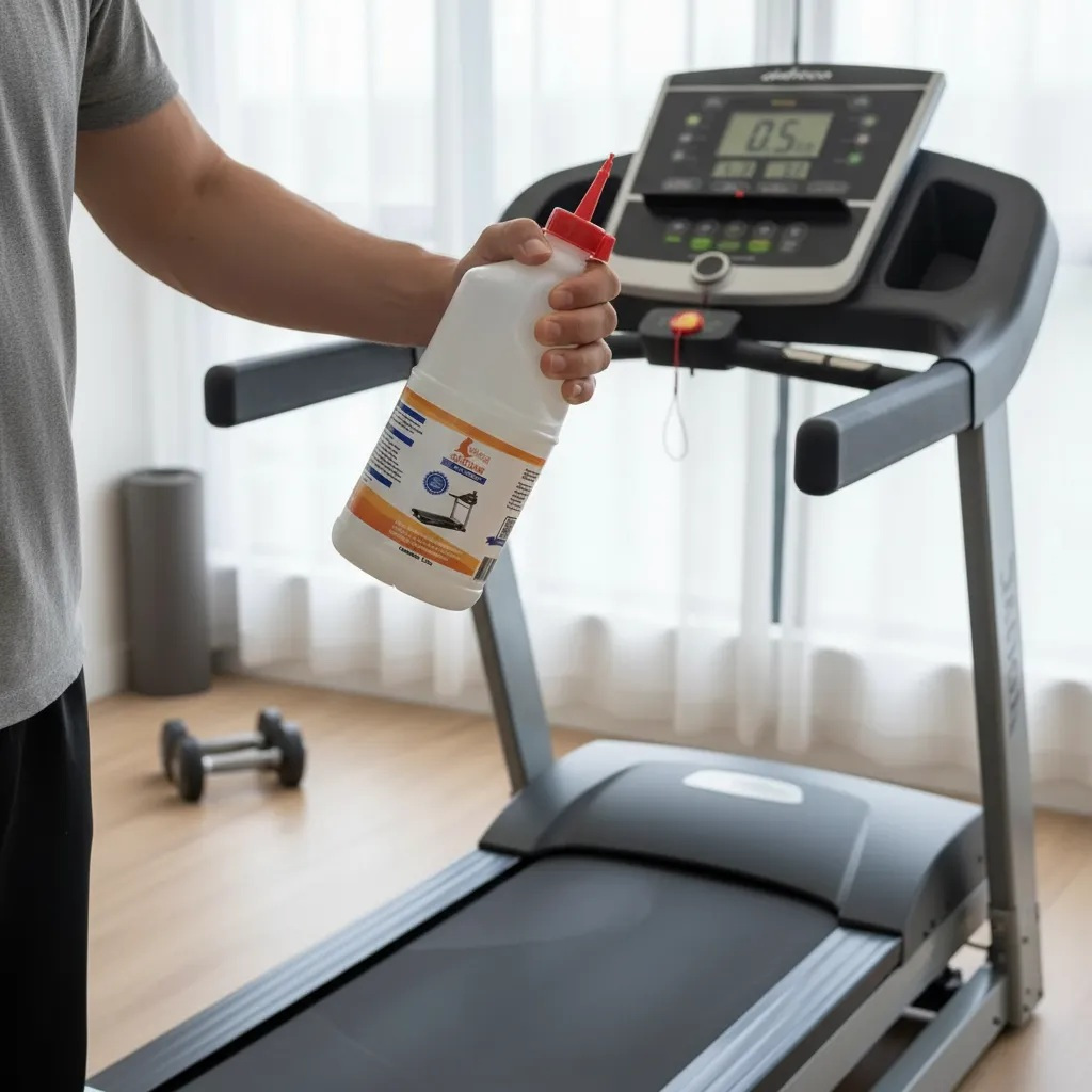 Lubrificante Silicone Líquido 1L Dafoca Sports Com Bico Aplicador Para Esteira Academia