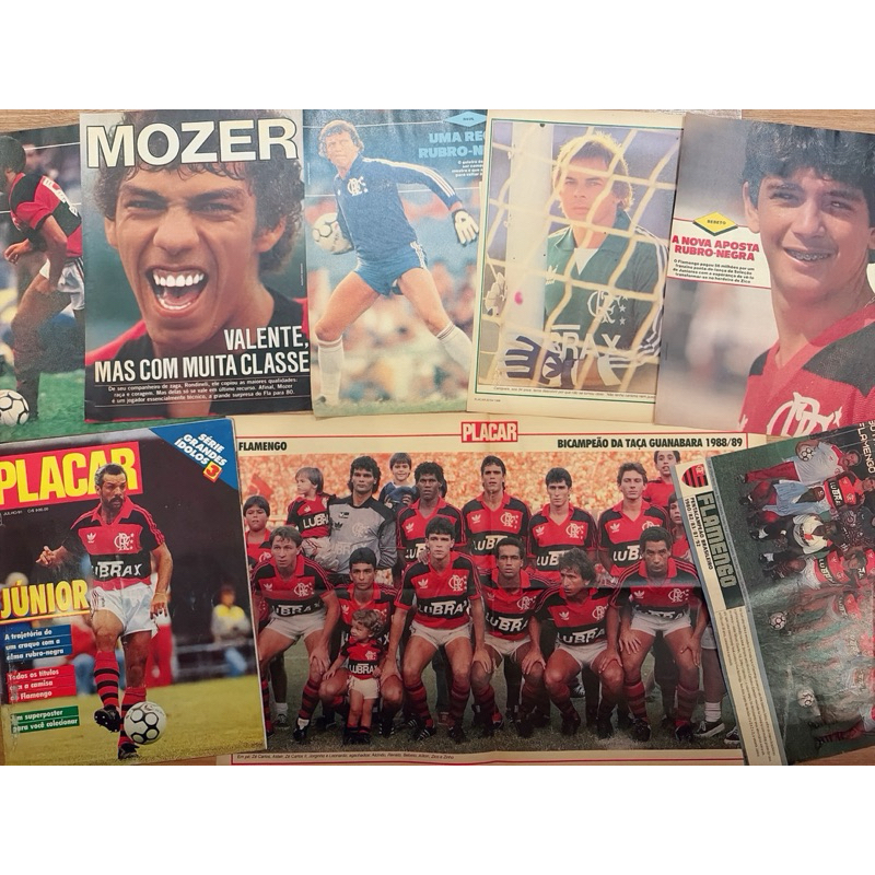 Coleção com Pôsteres Históricos do Flamengo ⚫️🔴