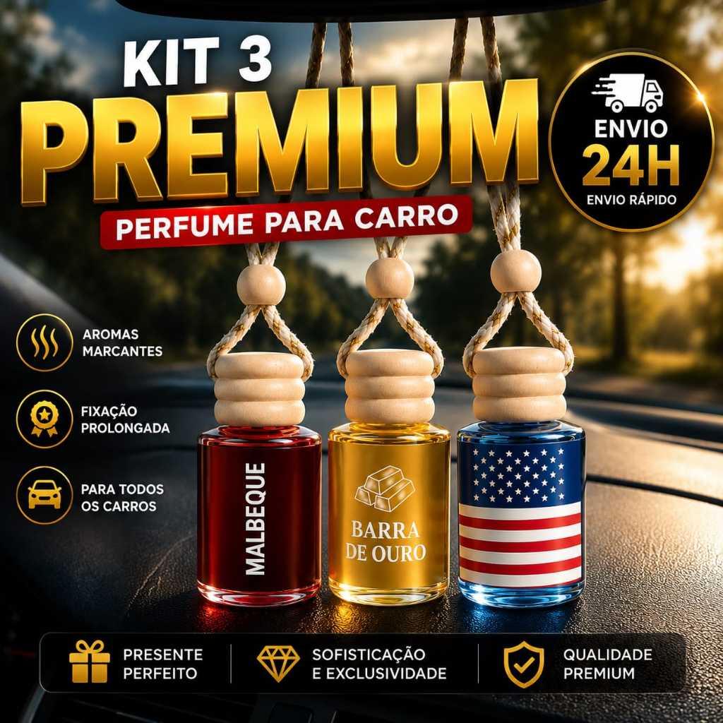 Cheirinho para Carro 10ml – Perfume Importado Premium Masculino  Aromatizador Automotivo  Ideal Uber