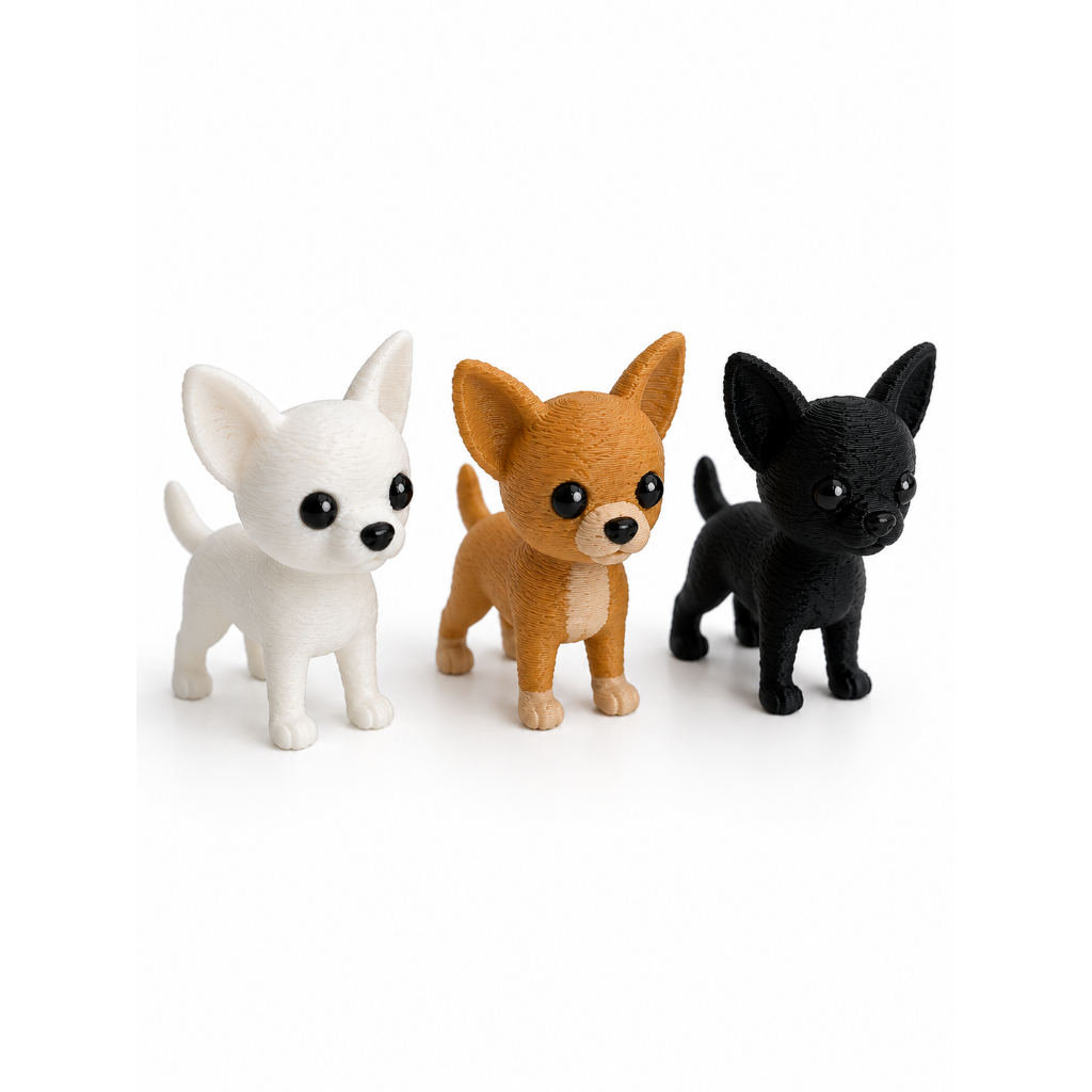 Chihuahua - Cachorro Miniatura - Seu Pet em Miniatura - Decoração e Chaveiro