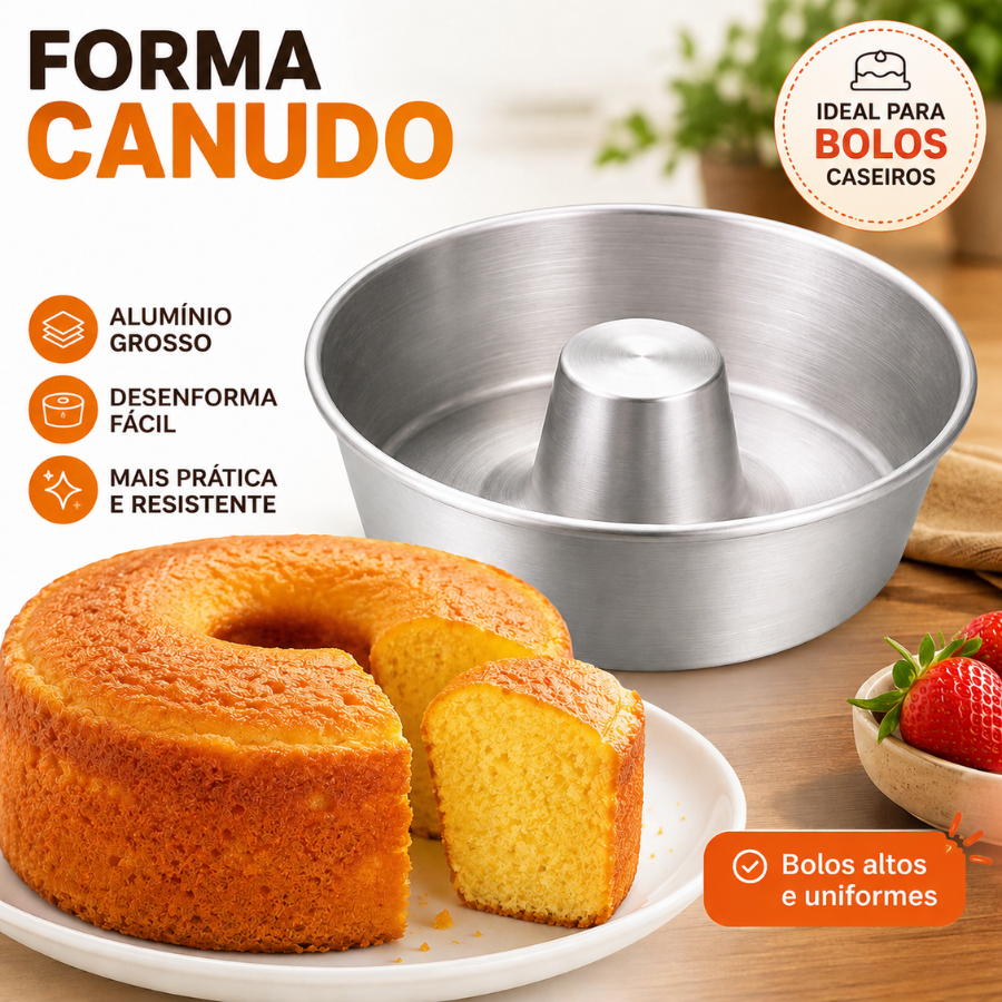 Forma Para Bolo Redonda 16cm Pudim Assadeira Suíça Air Frye Cozinha