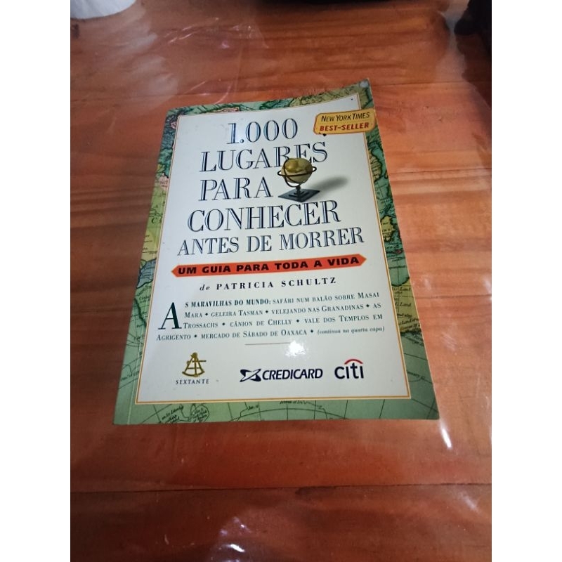 Livro 1000 lugares para conhecer antes de morrer