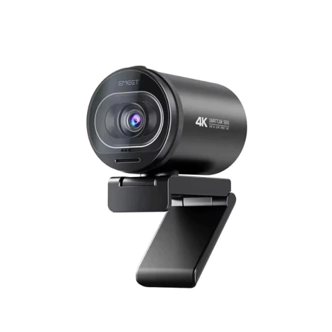 Webcam S600 4K — IA, Zoom 6x, Microfone Duplo, USB-C, Plug and Play