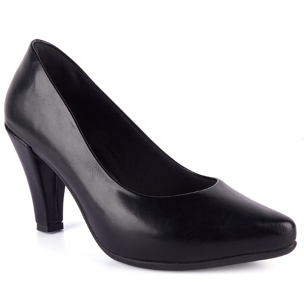 Scarpin Feminino Salto agulha FORMA GRANDE confortável acolchoada Vitrine shoes