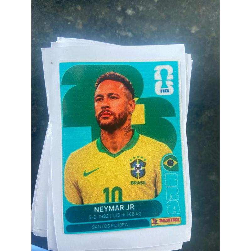 Cartinha Neymar Jr Seleção Brasileira 2026 Copa