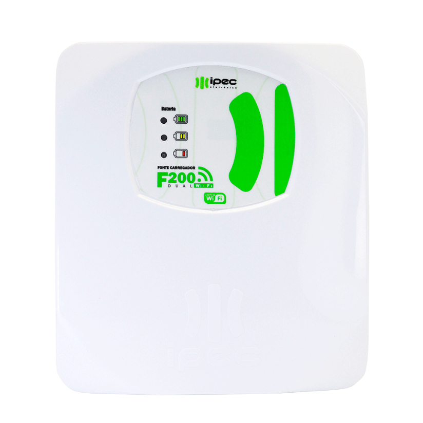Fonte Carregadora Com Timer F200 Ipec Dual Wifi Monitoramento via app Alarme e Cerca