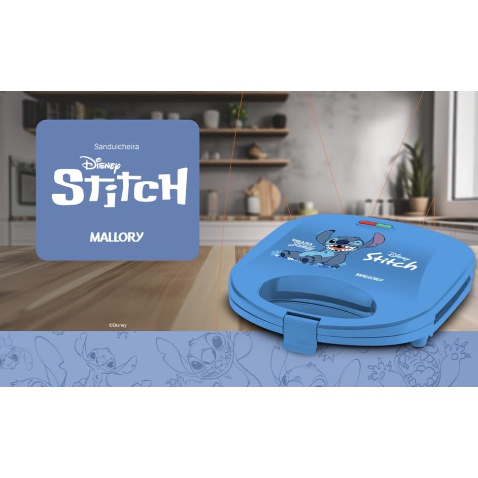 Sanduicheira Elétrica Stitch Disney 127V B96801131 Mallory