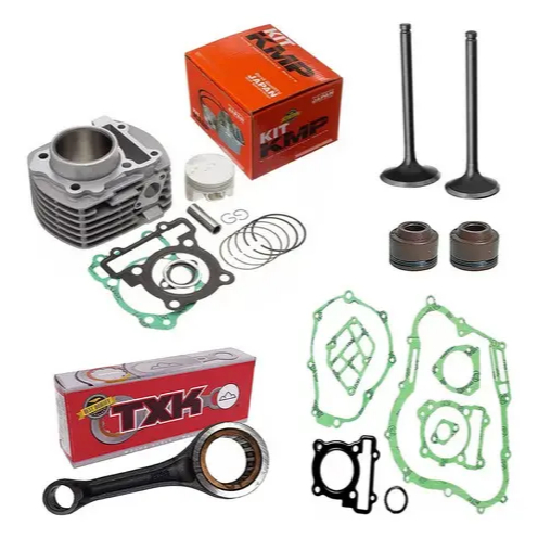Kit Cilindro Kmp Biela Junta Valvulas Crosser 150 2014/2022