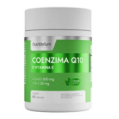 Coenzima Q10 Coq10 200mg Vitamina E Premium 60 Caps Nutrilibrium