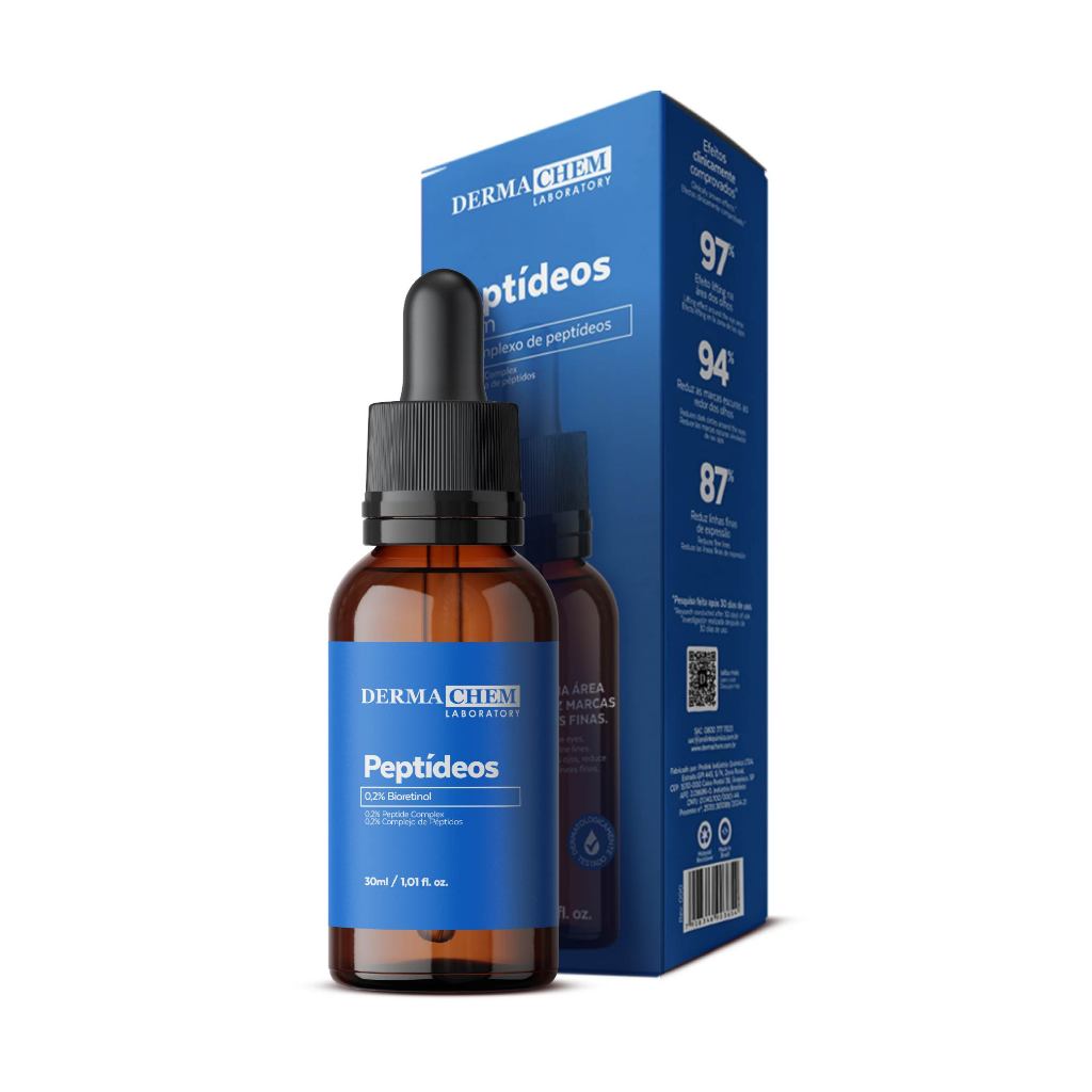 Sérum Anti Olheiras Peptídeos 30ml Efeito Lifiting Clareador Dermachem