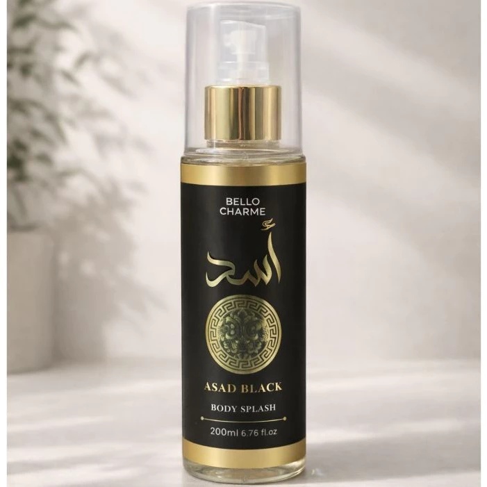 Body Splash ASAD - CLUB DE NUIT - BELLO CHARME 200 ml - Perfume Corporal Árabe