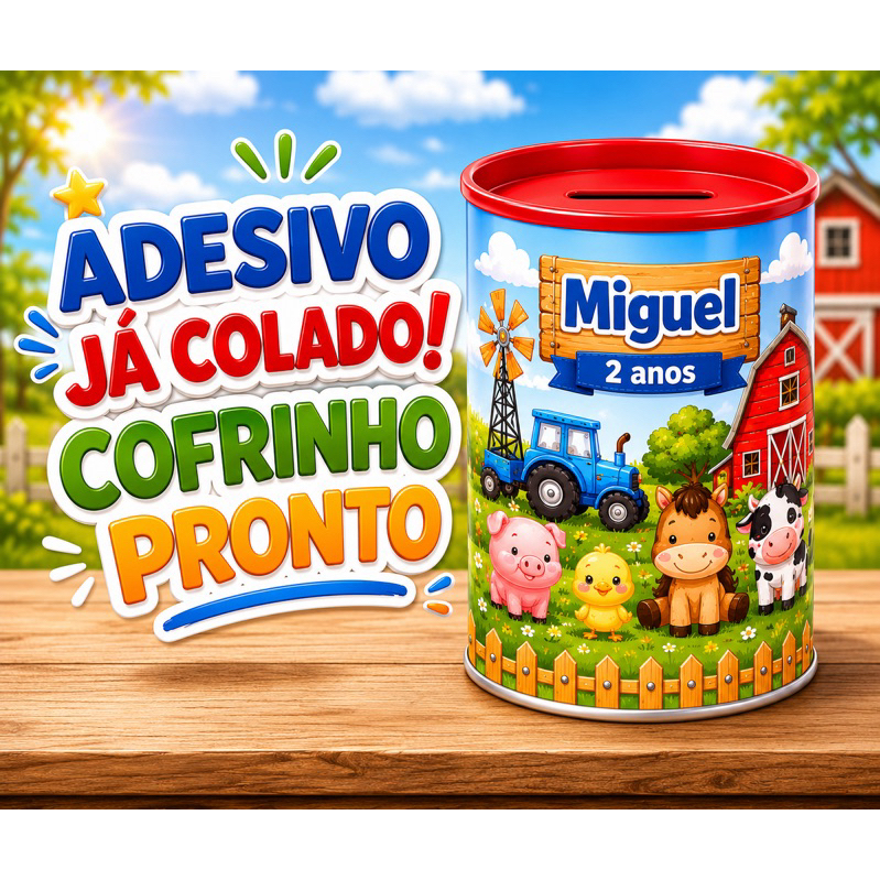 COFRINHO PERSONALIZADO LEMBRANCINHA ANIVERSÁRIO FESTA INFANTIL 9 A 30 UNIDADES - TODOS TEMAS