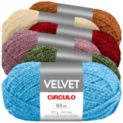 Fio Lã Velvet Círculo 100g