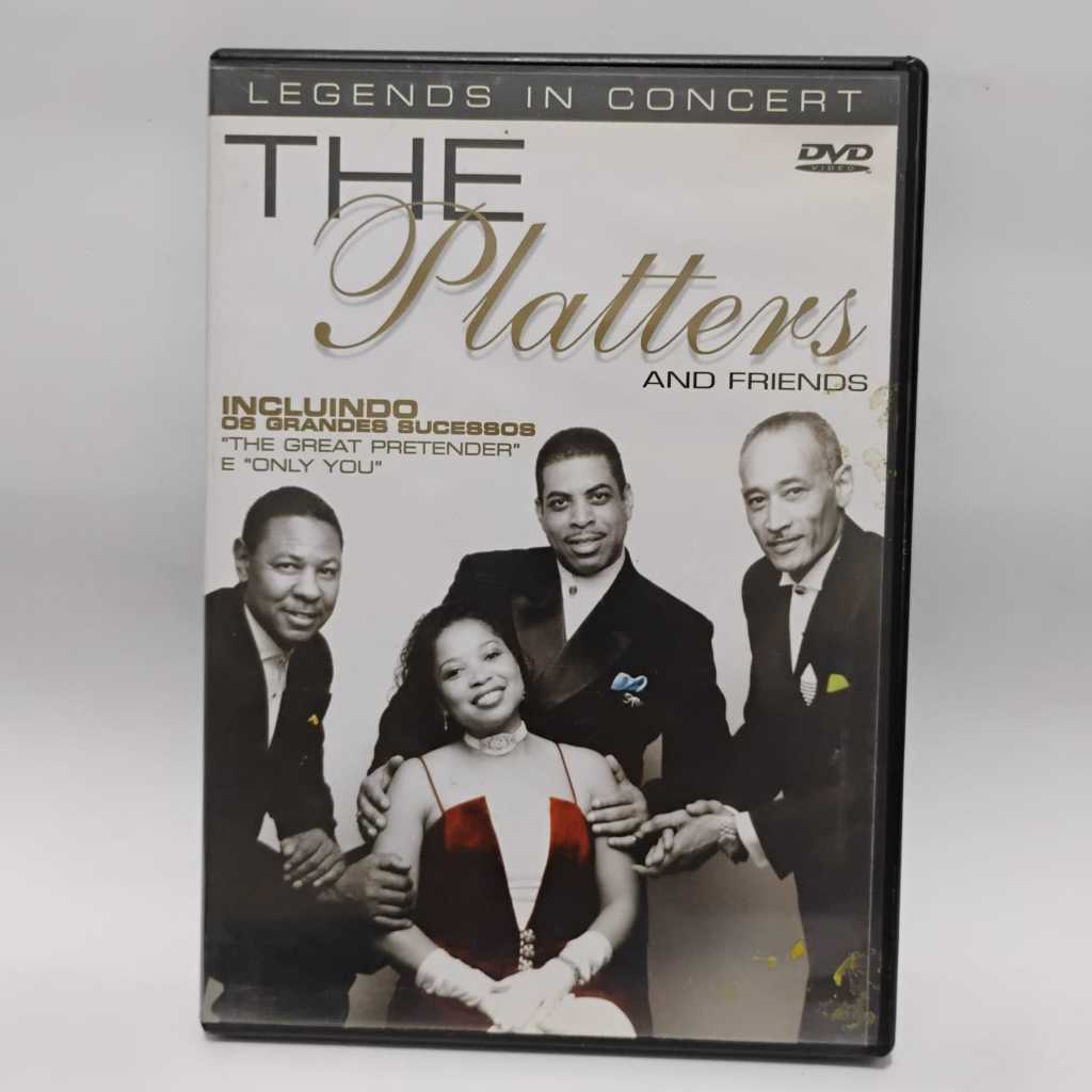 DVD - THE PLATTERS AND FRIENDS.   .  < ;- ) SEGUE A GENTE AÍ <3