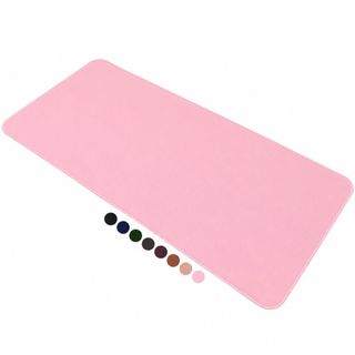 MousePad Grande Rosa Desk Pad Couro Gamer Office ENTREGA RAPIDO