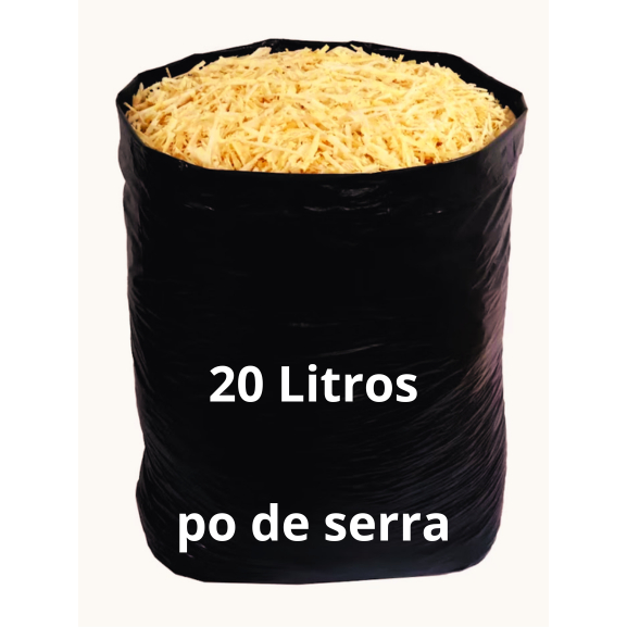 Serragem para compostagem 20 litros