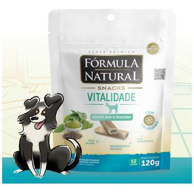 Formula Natural Petisco Snack Dental, Pele e Pelagem e Antiestresse
