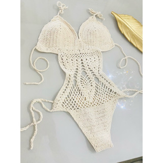 Biquíni Croche Maio Crochê Maio Praia verão piscina