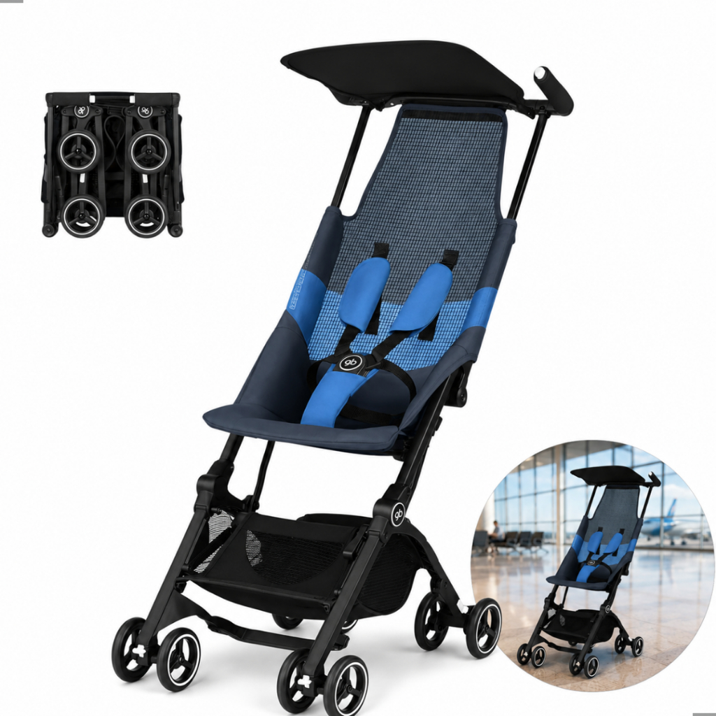 Carrinho de Bebê Infantil Passeio GB Pockit Air All-terrain Night Blue