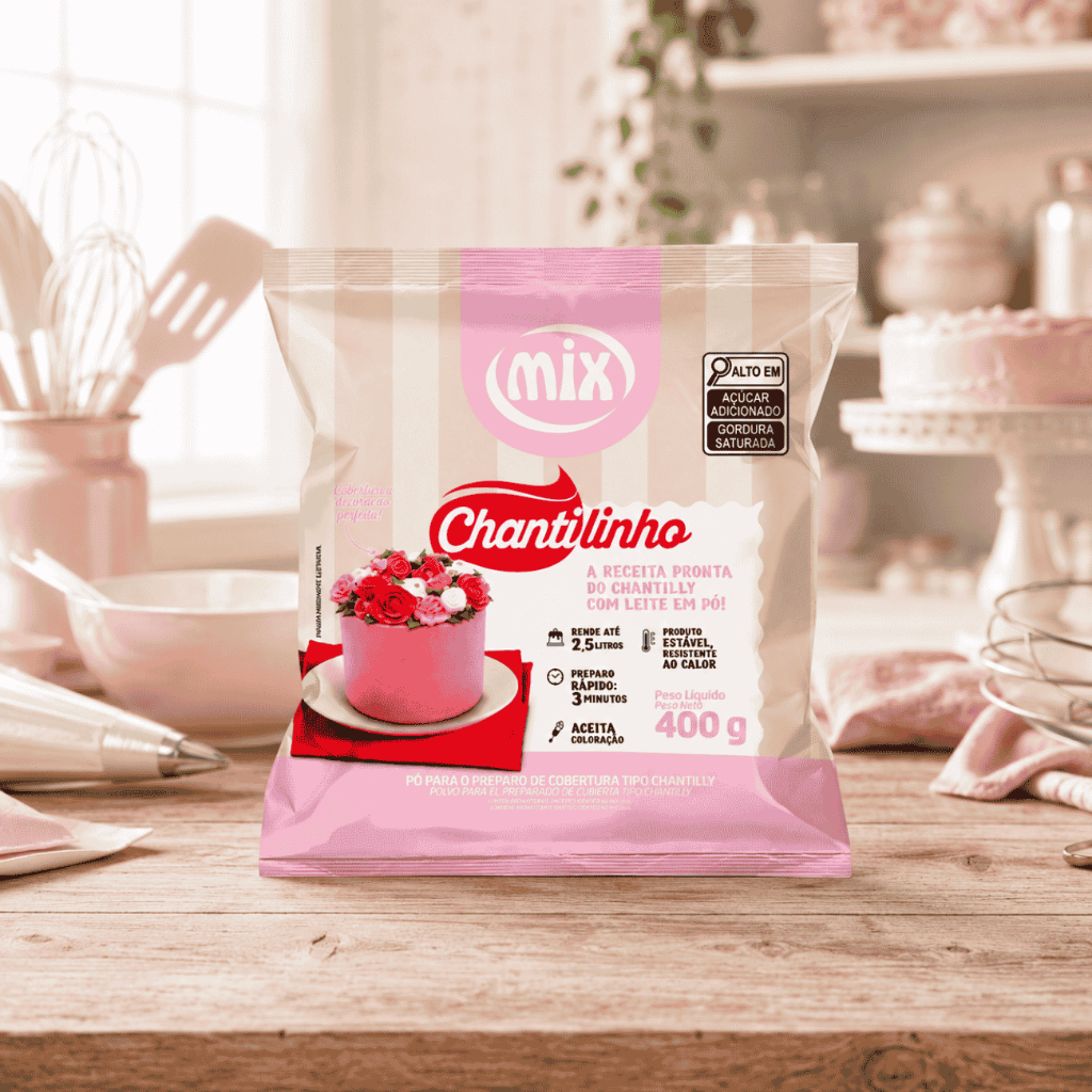 CHANTILINHO PO PARA PREPARO DE CHANTILLY MIX 400G
