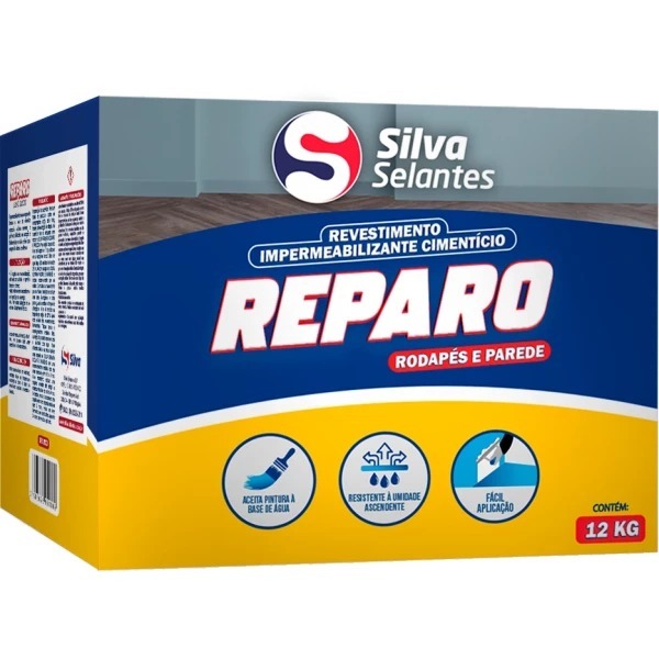 Bloqueador de Umidade de Rodapé Impermeabilizante Silva Selantes 12kg Branco