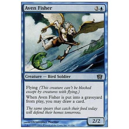 Pescador Aviano (Ave / Soldado) - - Magic The Gathering