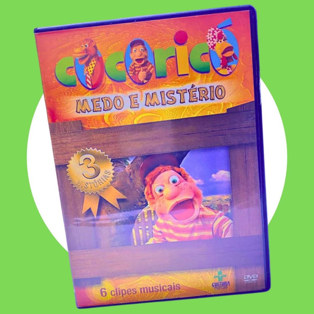 DVD Cocoricó - Medo e Mistério (Original)